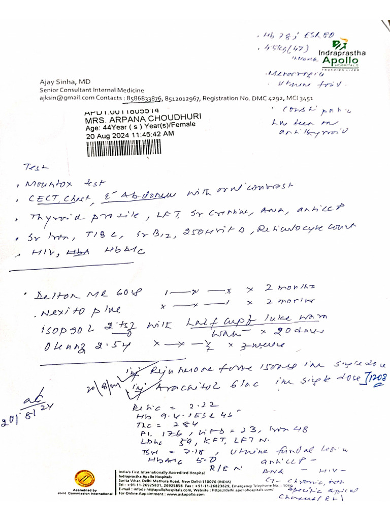 Apollo Prescription | PDF