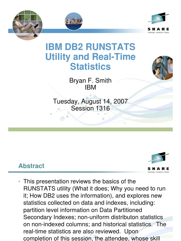 Understanding DB2 RUNSTATS Utility | PDF | Database Index | Ibm Db2