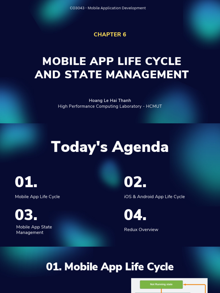 Mobile App Life Cycle & State Management | PDF | Mobile App | Ios