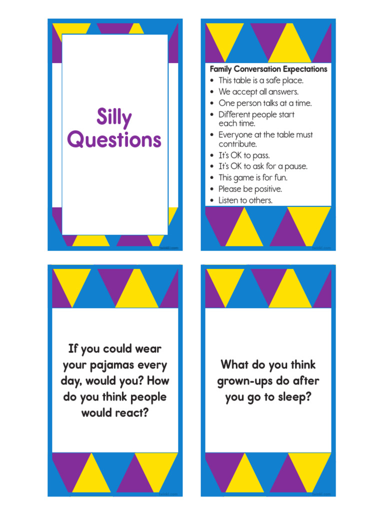 Fun Family Conversation Starters | PDF