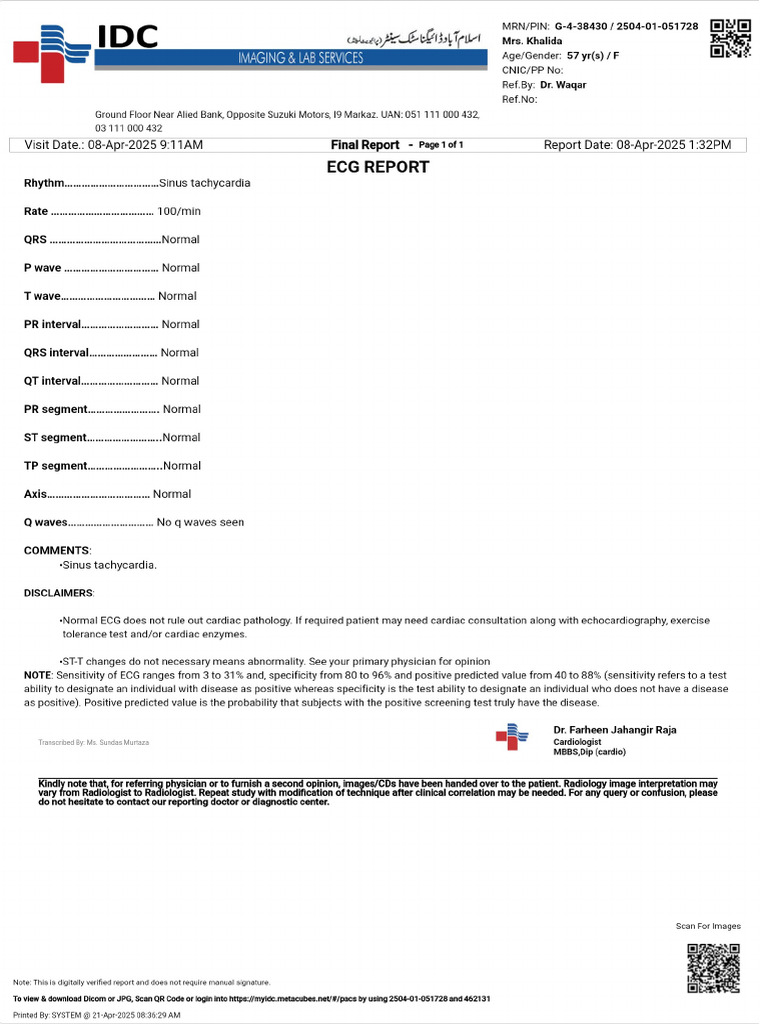 Patient Report PDF | PDF
