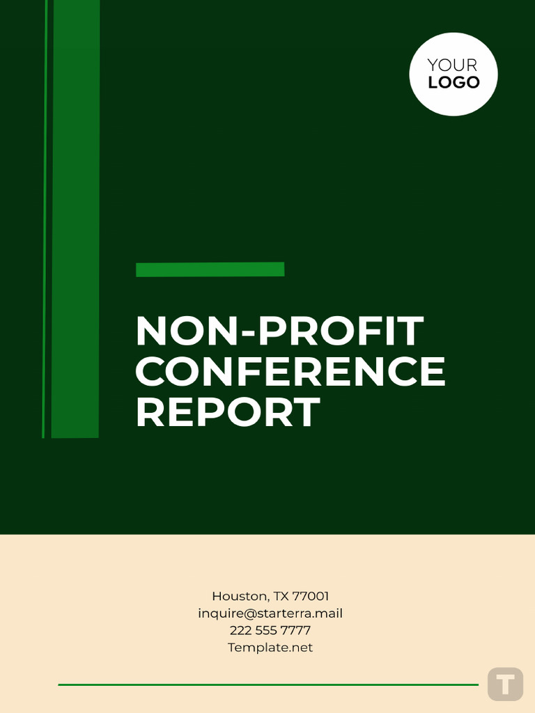 Non-Profit Conference Report Template | PDF