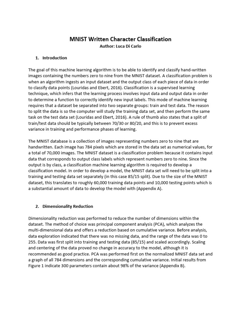 DALT7011 Assignment Report | PDF | Principal Component Analysis ...