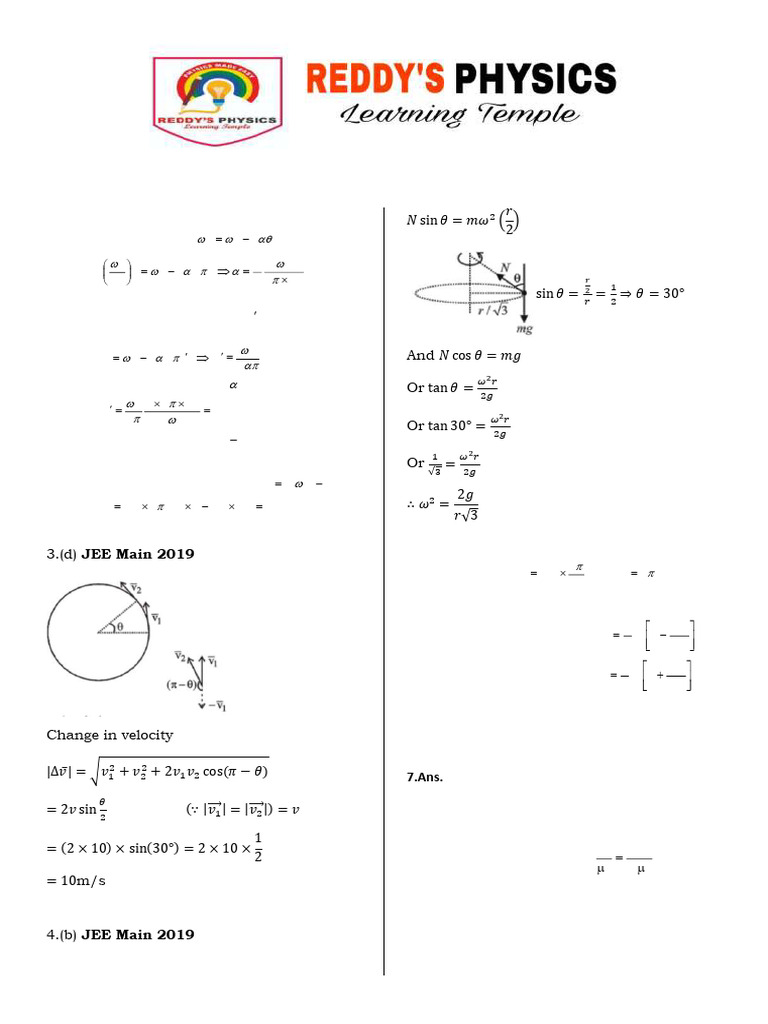 Collision and Center of Mass Solutions | PDF | Acceleration | Collision