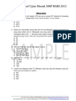 Download Soal Ujian masuk SMP RSBI by submiterzz SN85484505 doc pdf