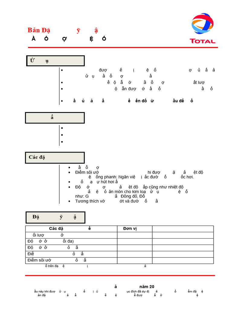 TDS Total HBF-4 467 VN VNM | PDF