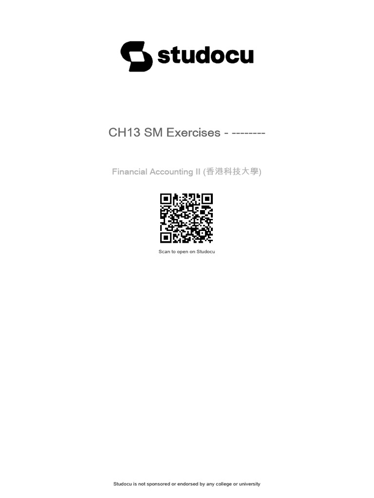 ch13 SM Exercises | PDF | Taxes | Employment