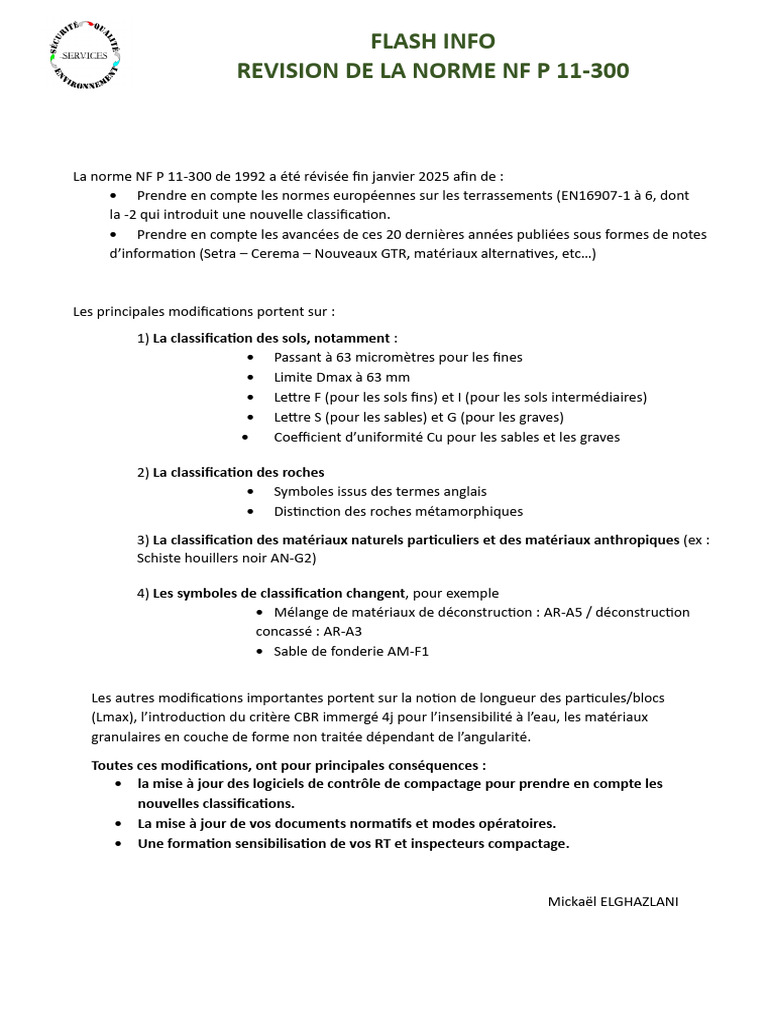 Révision de la norme NF P 11-300 | PDF