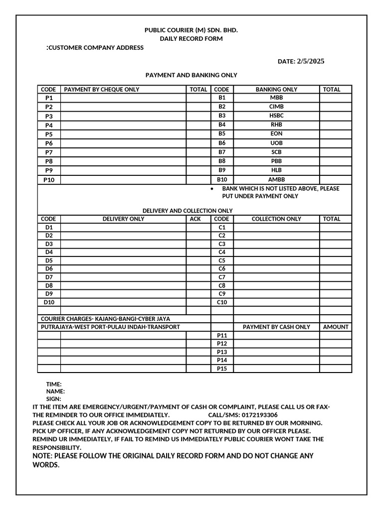 Daily Record Form for Cheque Payments | PDF | Chess Openings | Chess