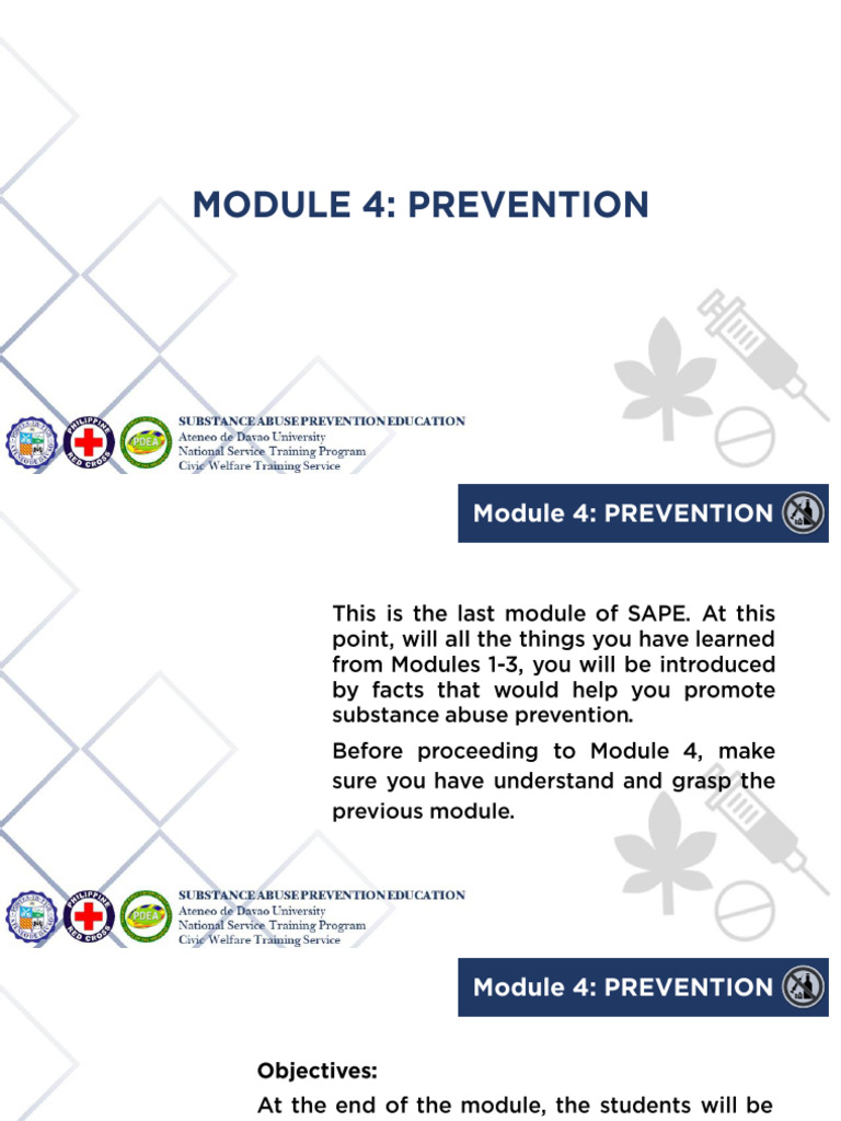 SAPE Module 4 Prevention | PDF