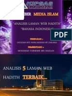 Sumbermedia Islam-Analisi Laman Web Hadith Bahasa Indonesia