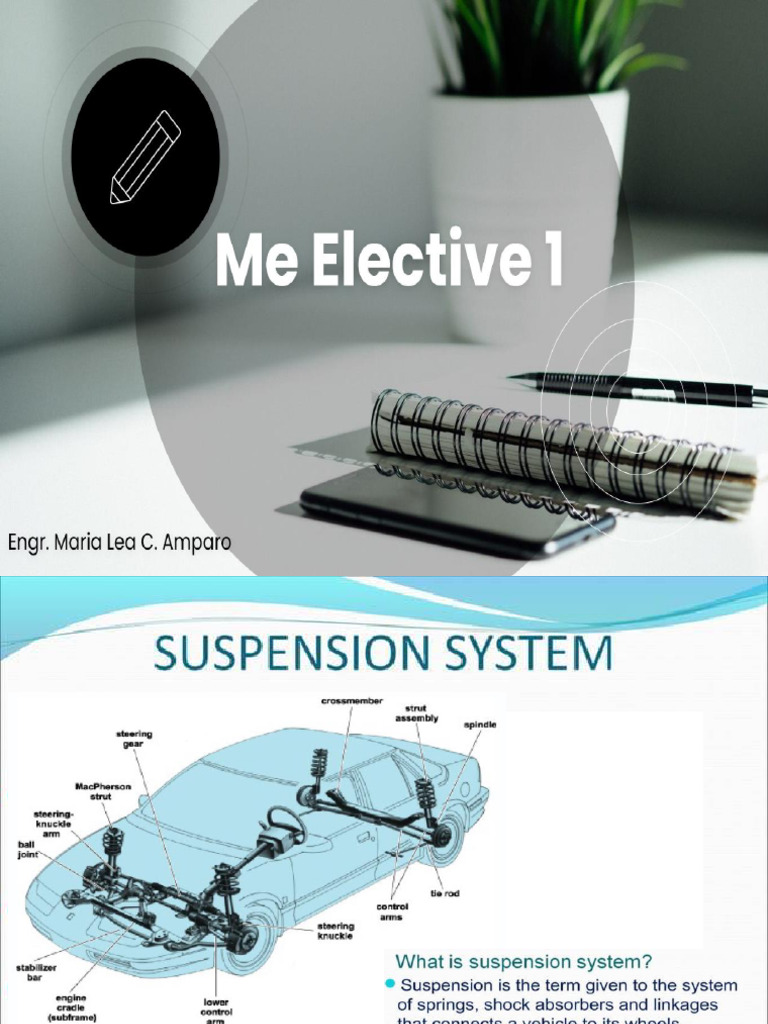 Me Elective 1 - Lecture 6 | PDF