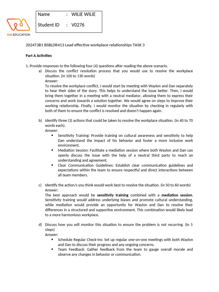 Effective Workplace Conflict Resolution Guide | PDF | Mediation ...