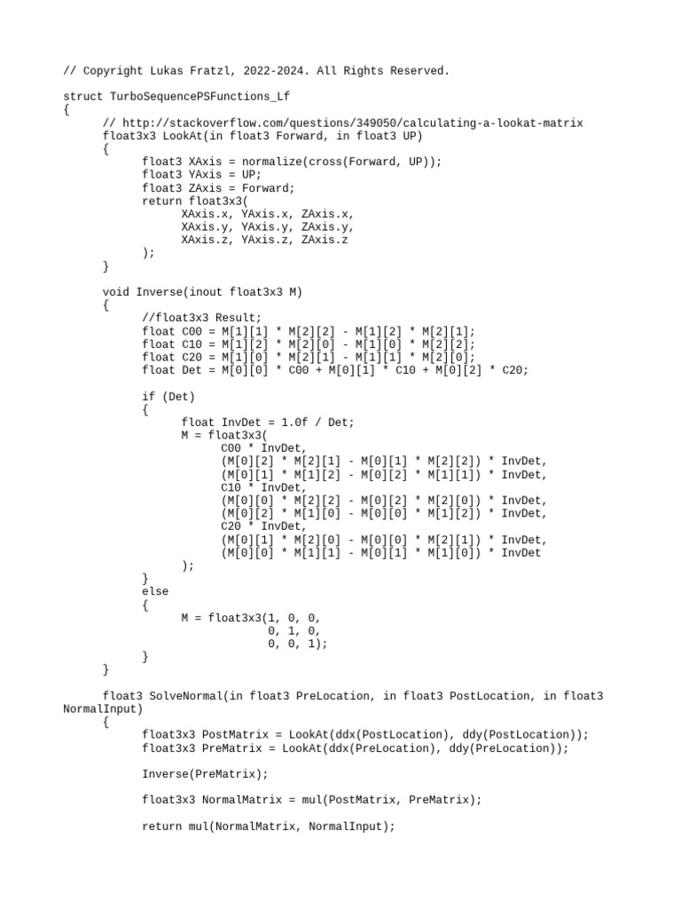 GPU VertexSkinningNormal PS LF | PDF