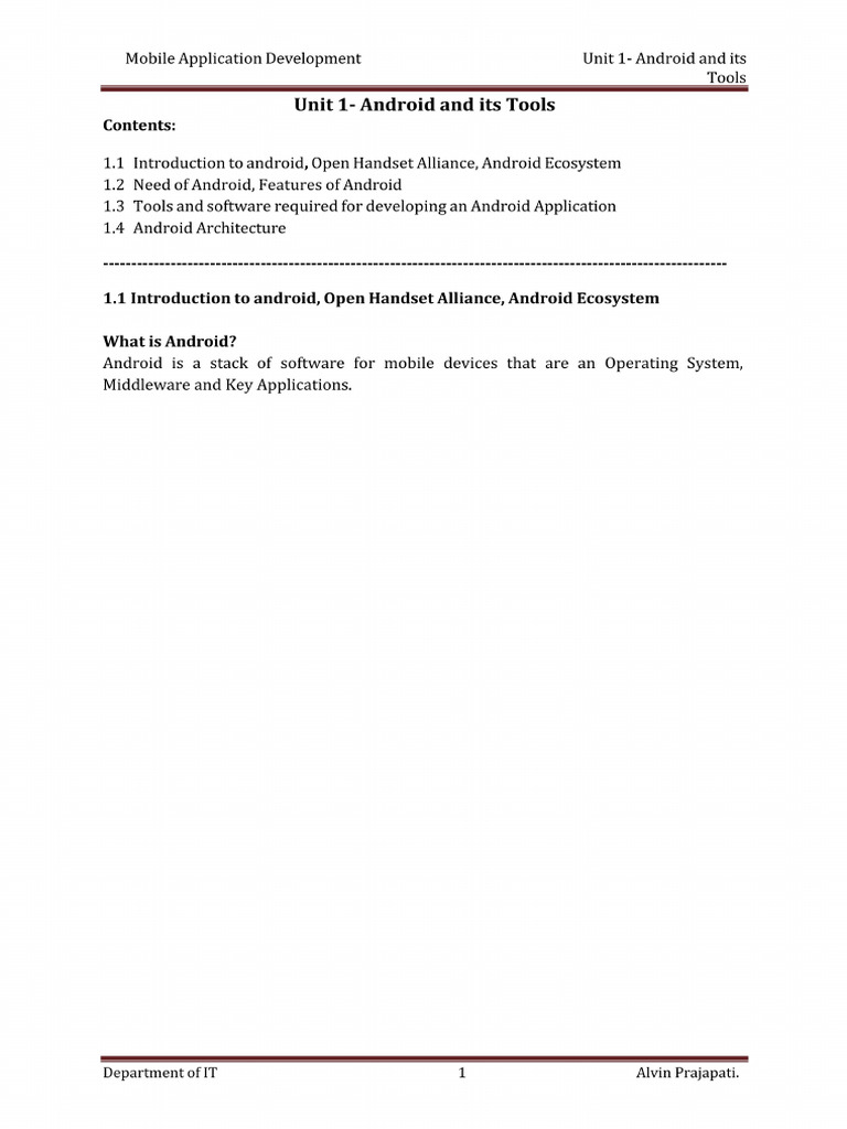 MAD Notes | PDF