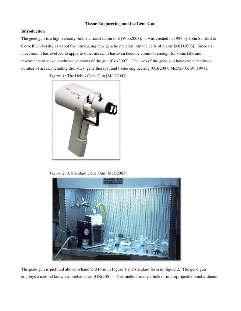 Figure 1 The Helios Gene Gun (Mcd2003) PDF Transfection