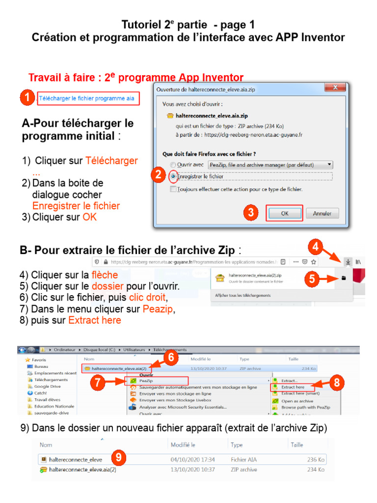 Tutoriel App Inventor : Interface et Programmation | PDF