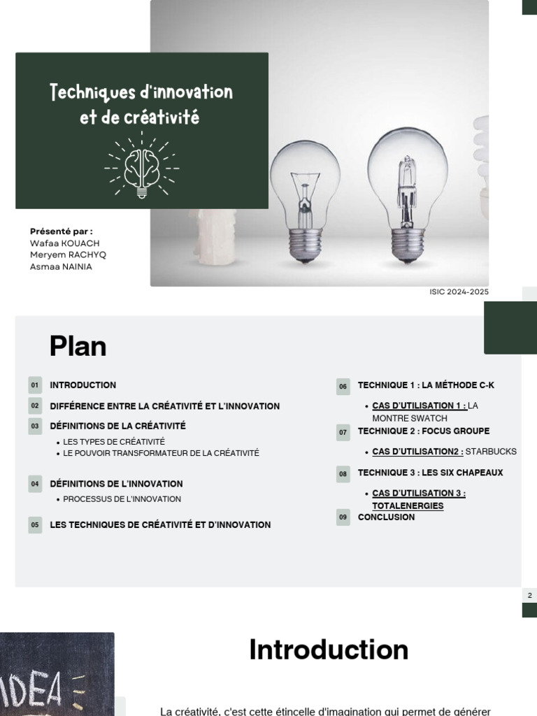 Créativité vs Innovation : Clés de Différence | PDF | Créativité ...