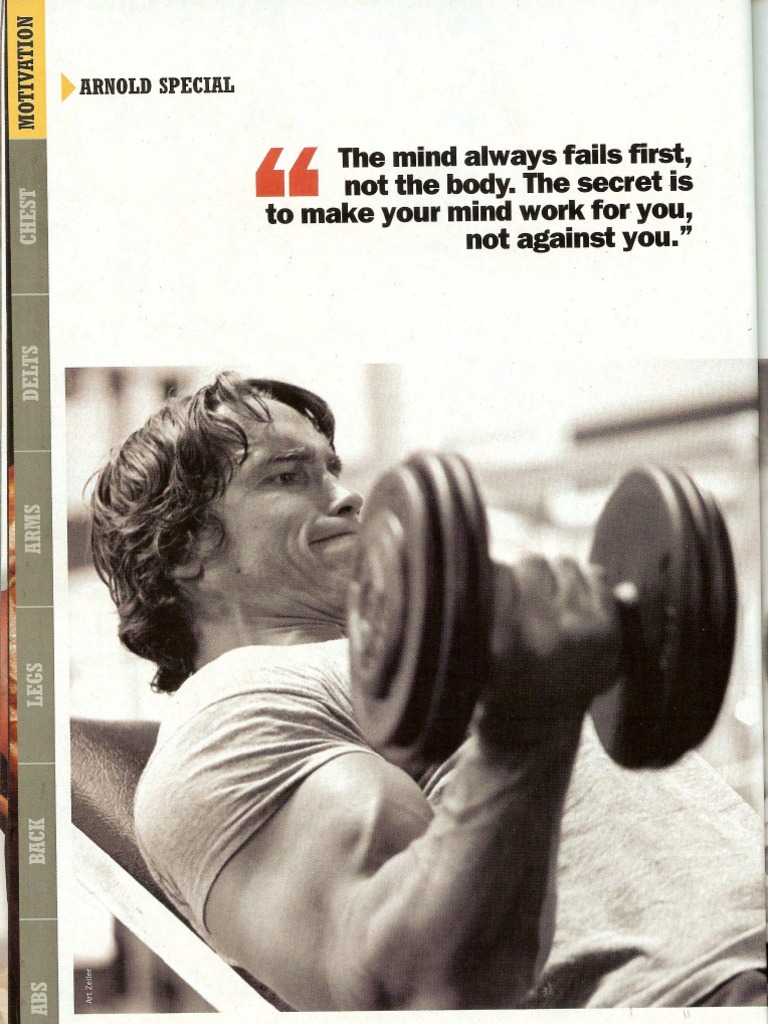 30 Minute Arnold Schwarzenegger Workout Book Pdf Free Download for Fat Body