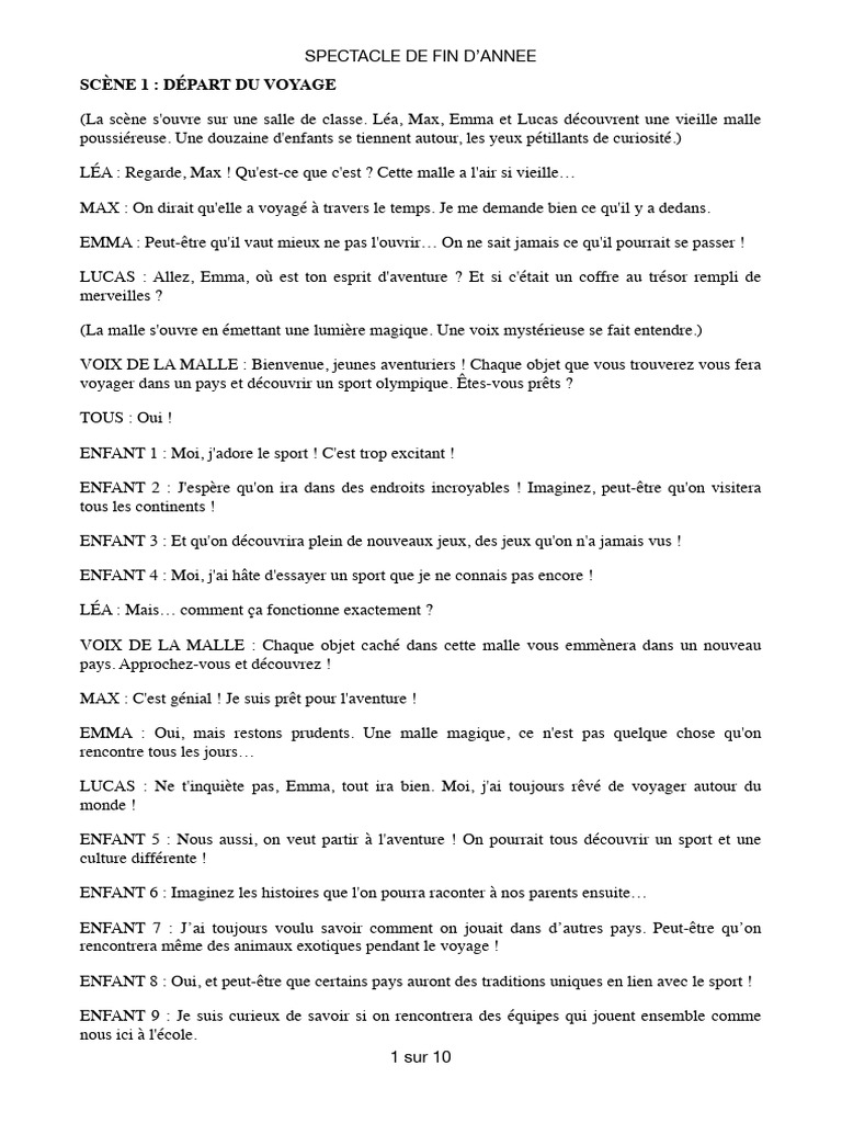 Spectacle de fin d'année : Aventures sportives | PDF | Judo | Des sports