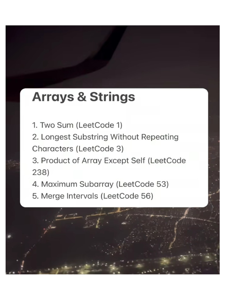 Leetcode Important Questions for Interviews (1) | PDF