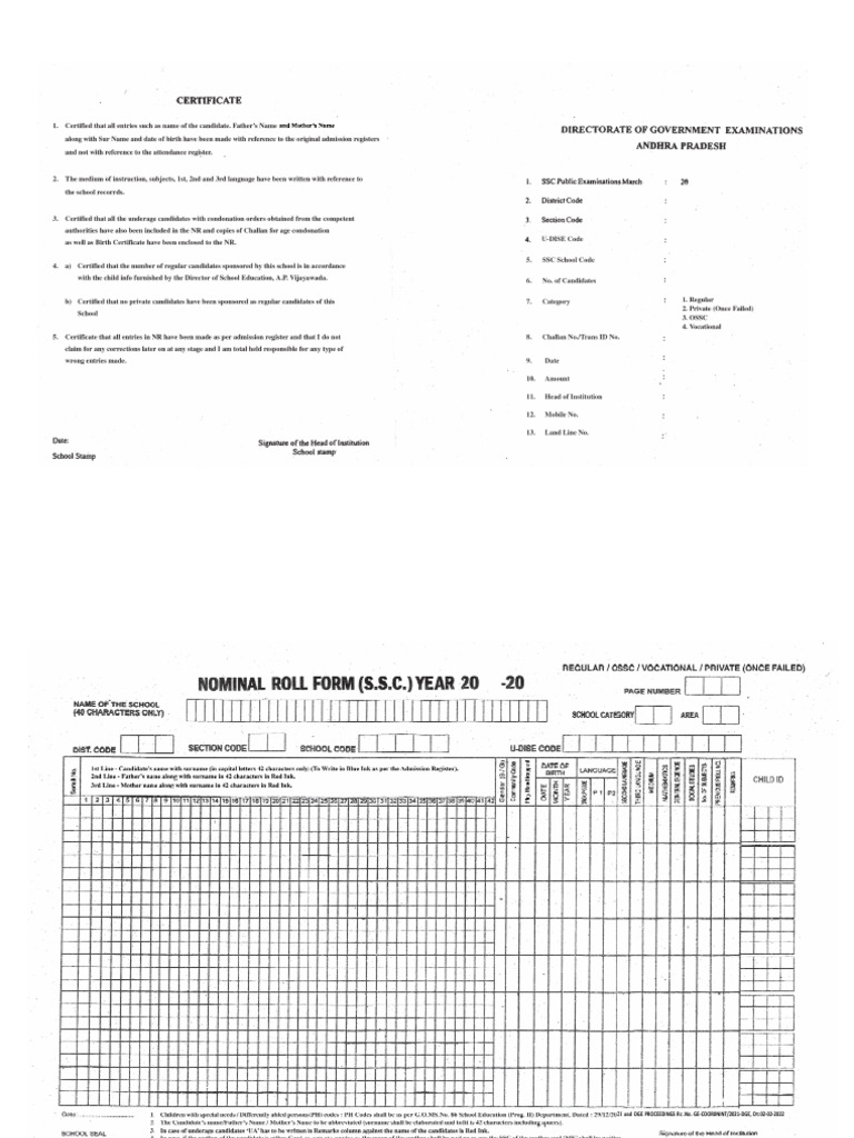 MNR Format | PDF
