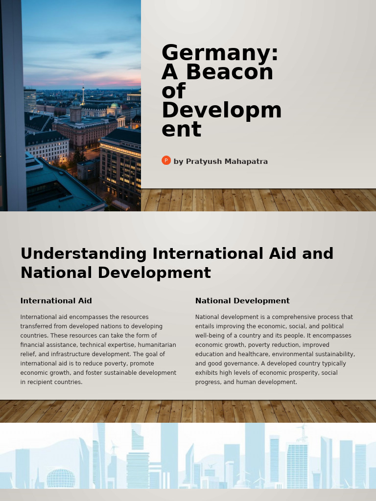 Germany A Beacon of Development | PDF | Sustainability | Economic Growth