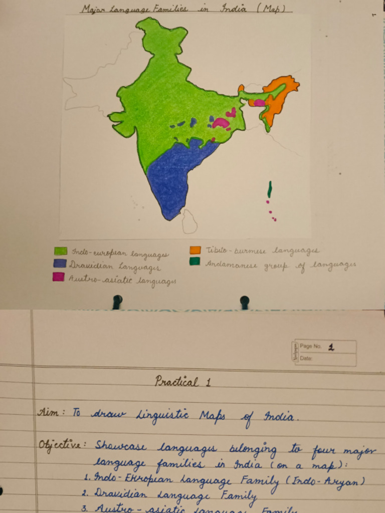 practical 1 linguistic map | PDF | Linguistics | Cultural Assimilation