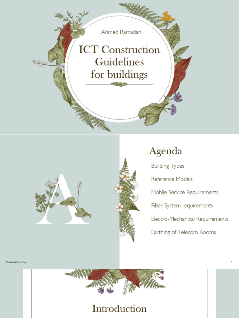 ICT Construction Guidelines for KSA Buildings | PDF | Electronics ...