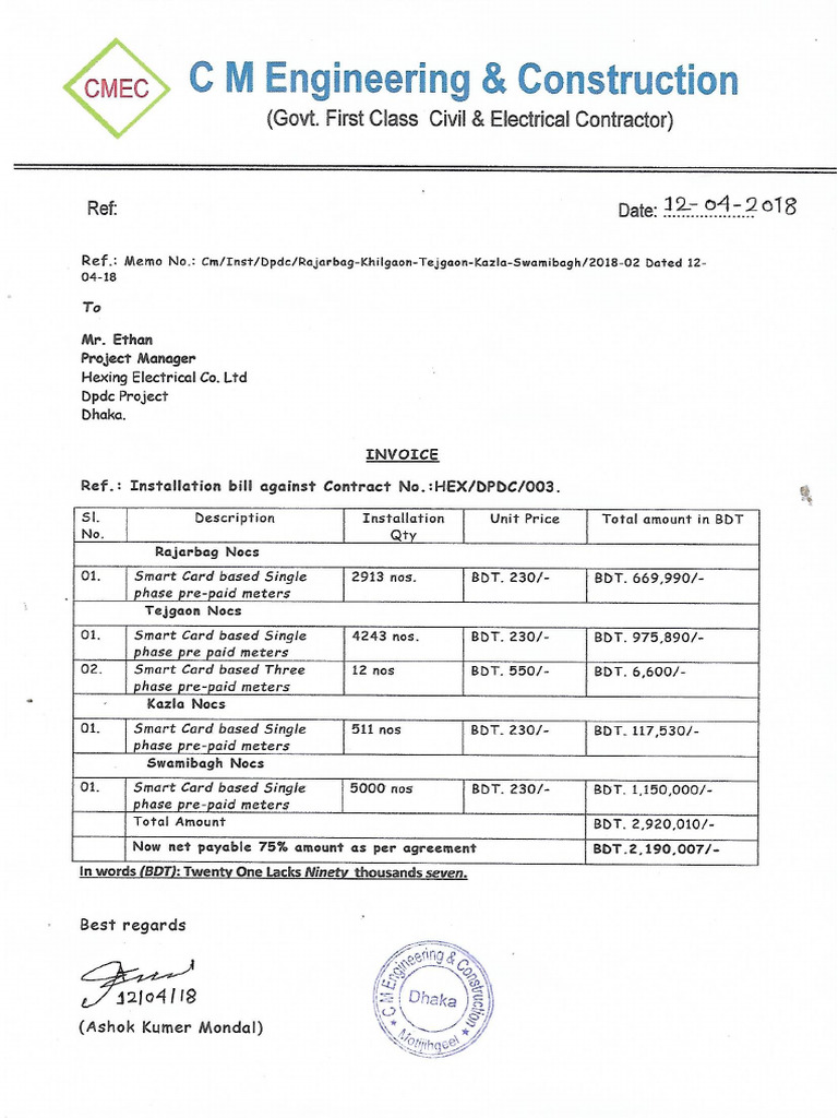 Revise CM 2nd Bill | PDF
