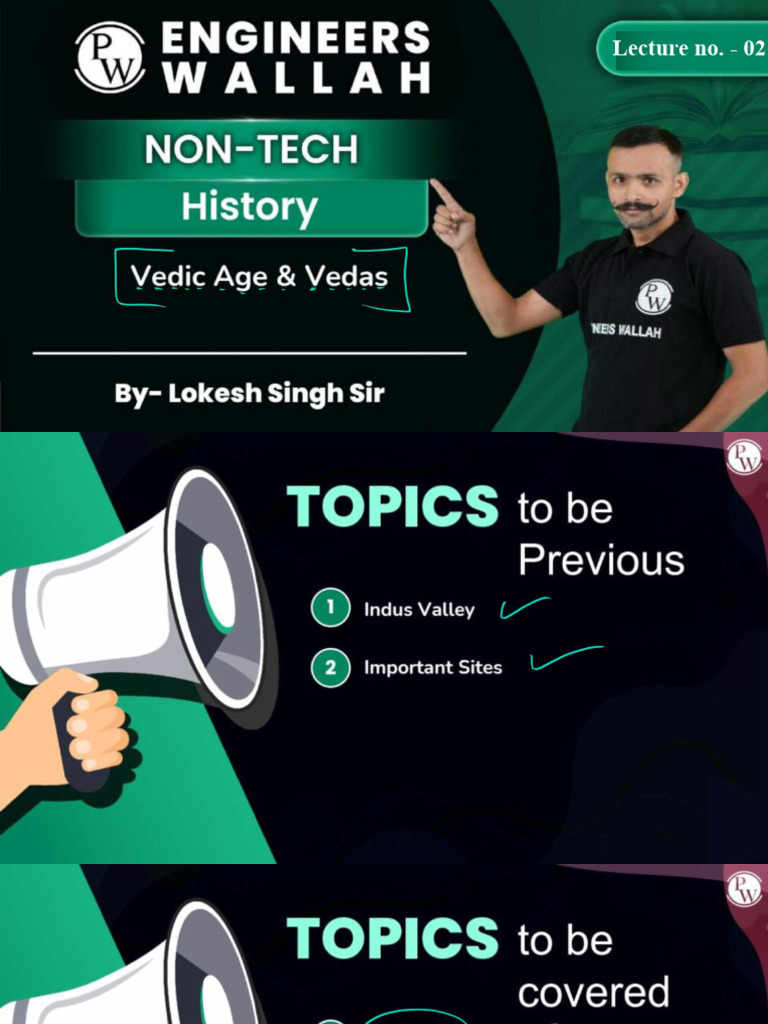 History 02 - Vedic Age and Vedas | PDF