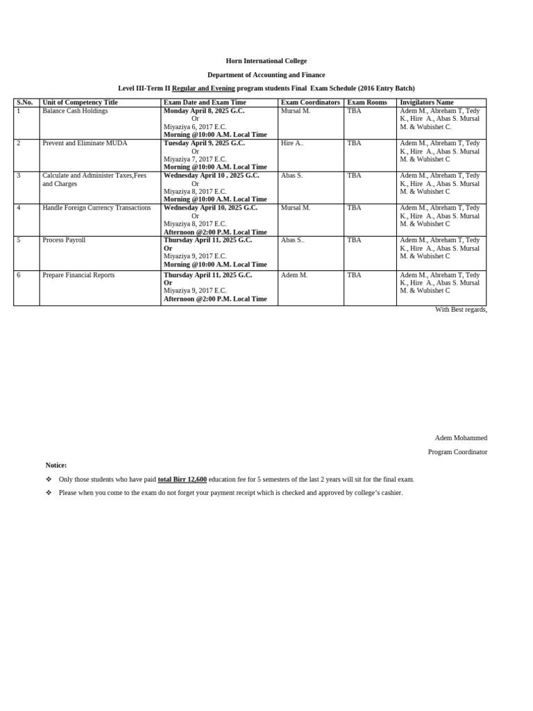 IBA Exam Schedule for 2025 | PDF | Service Industries | Economies