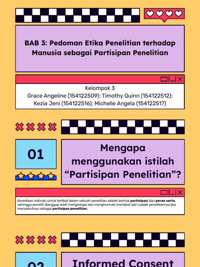 Etika Penelitian Manusia dan Partisipan | PDF