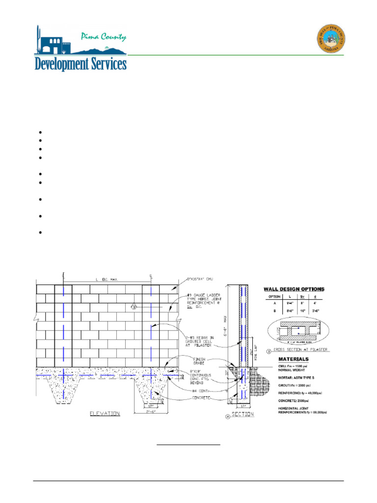 Masonry Wall Construction Guidelines | PDF
