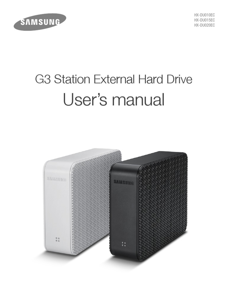 G3 Station User Manual en Rev02 | PDF | Backup | Computer File