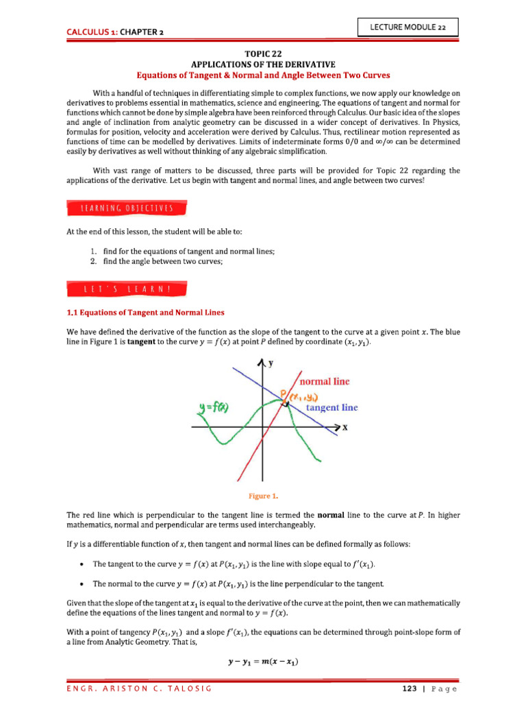 MODULE+22+-+APPLICATIONS+OF+THE+DERIVATIVE | PDF