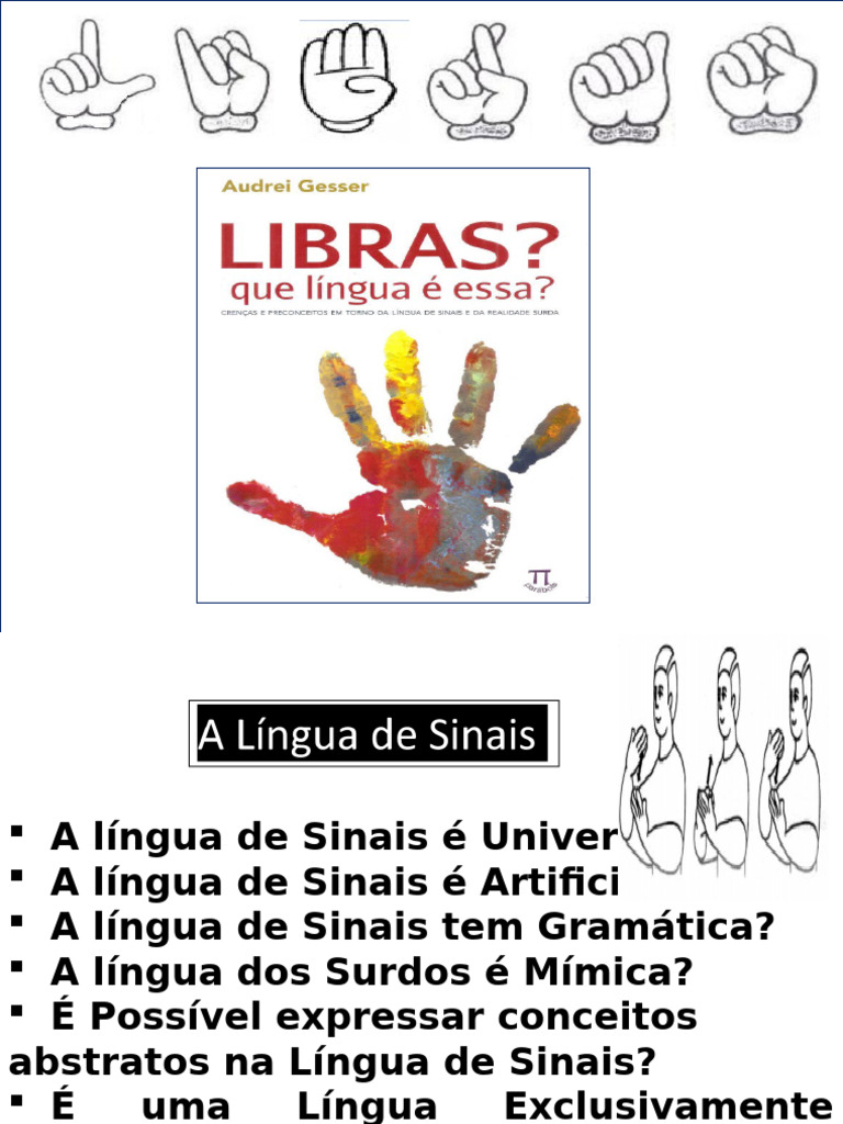 Apresentao Questes Livro Libras Que Lngua Essa Pdf