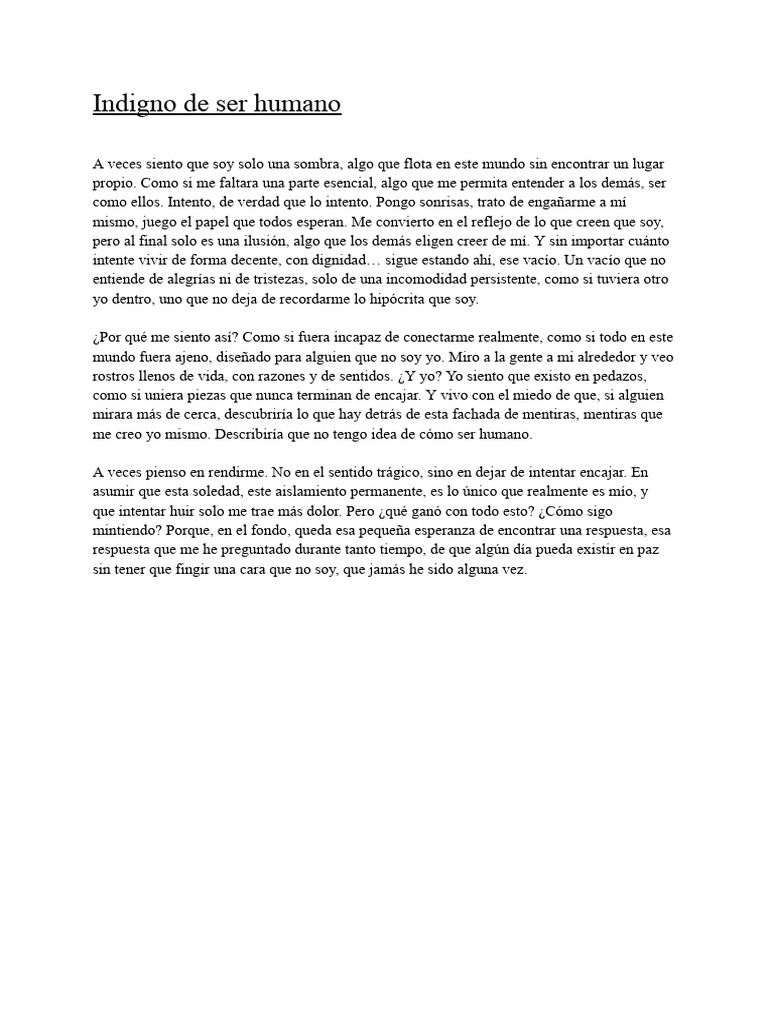 Soliloquio | PDF