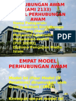 Model Perhubungan Awam