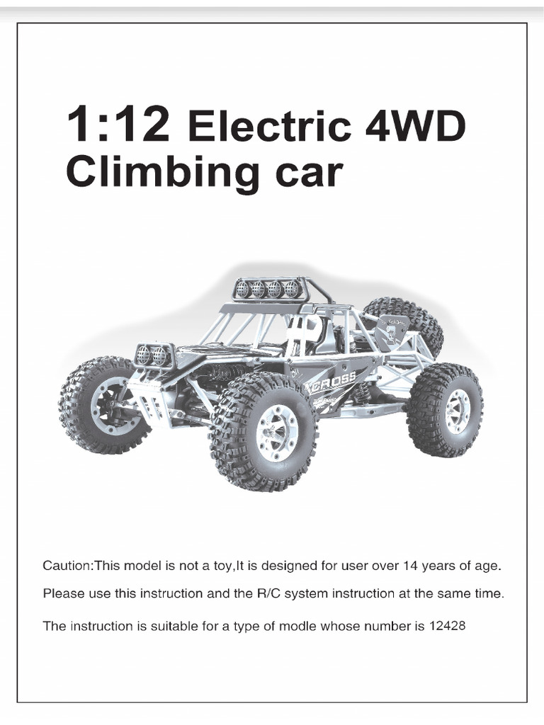Manual WLToys 12428 | PDF