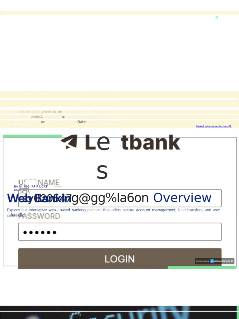 Web Banking Application Overview | PDF | World Wide Web | Internet & Web
