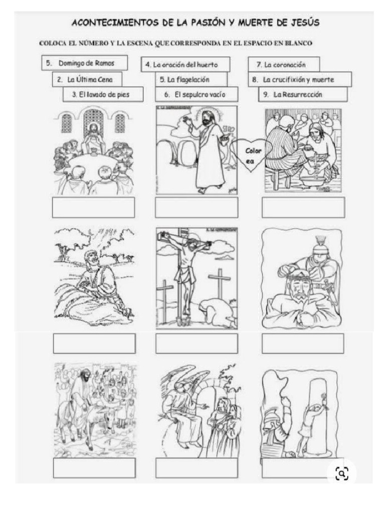 Acontecimiento de La Pasion y Muerte de Jesucristo | PDF
