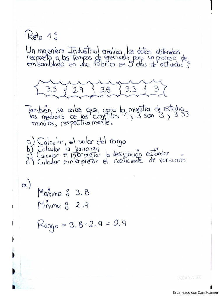 Semana 5 Ejercicio 1 | PDF