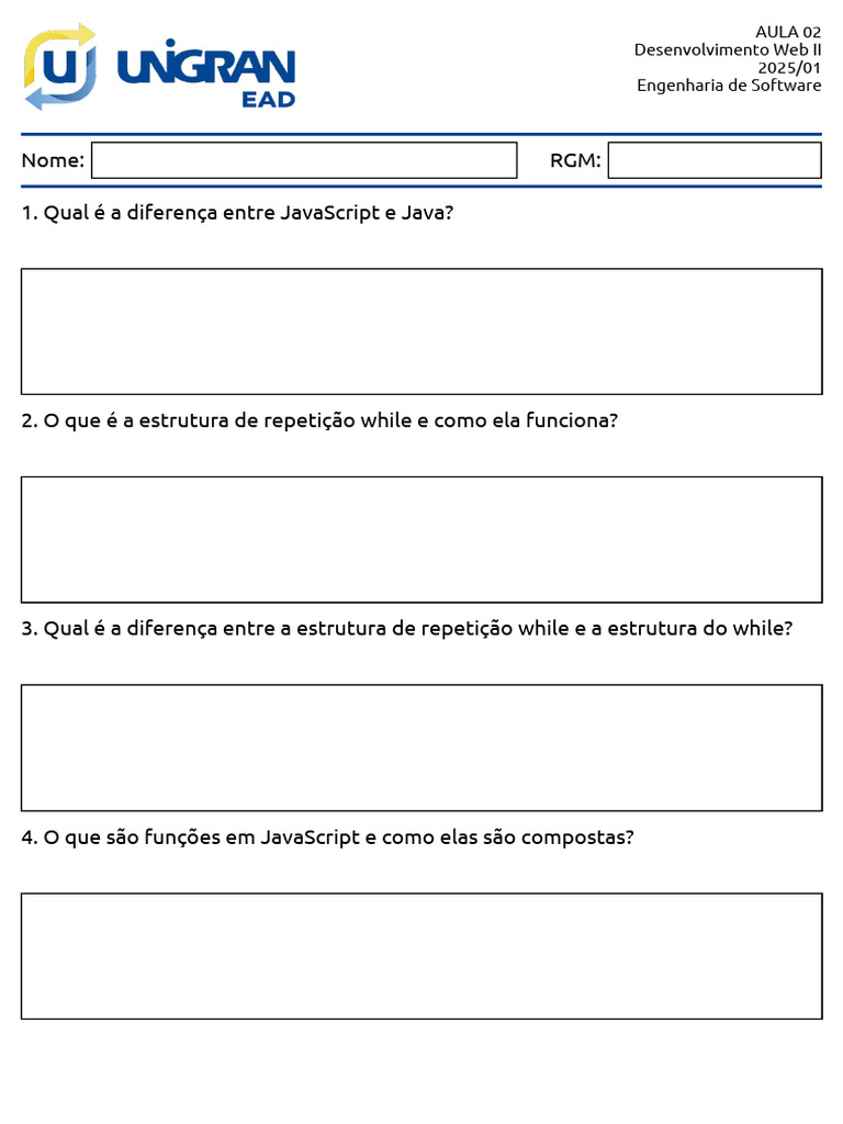 Diferenças entre Java e JavaScript | PDF | Script Java | Rede mundial ...