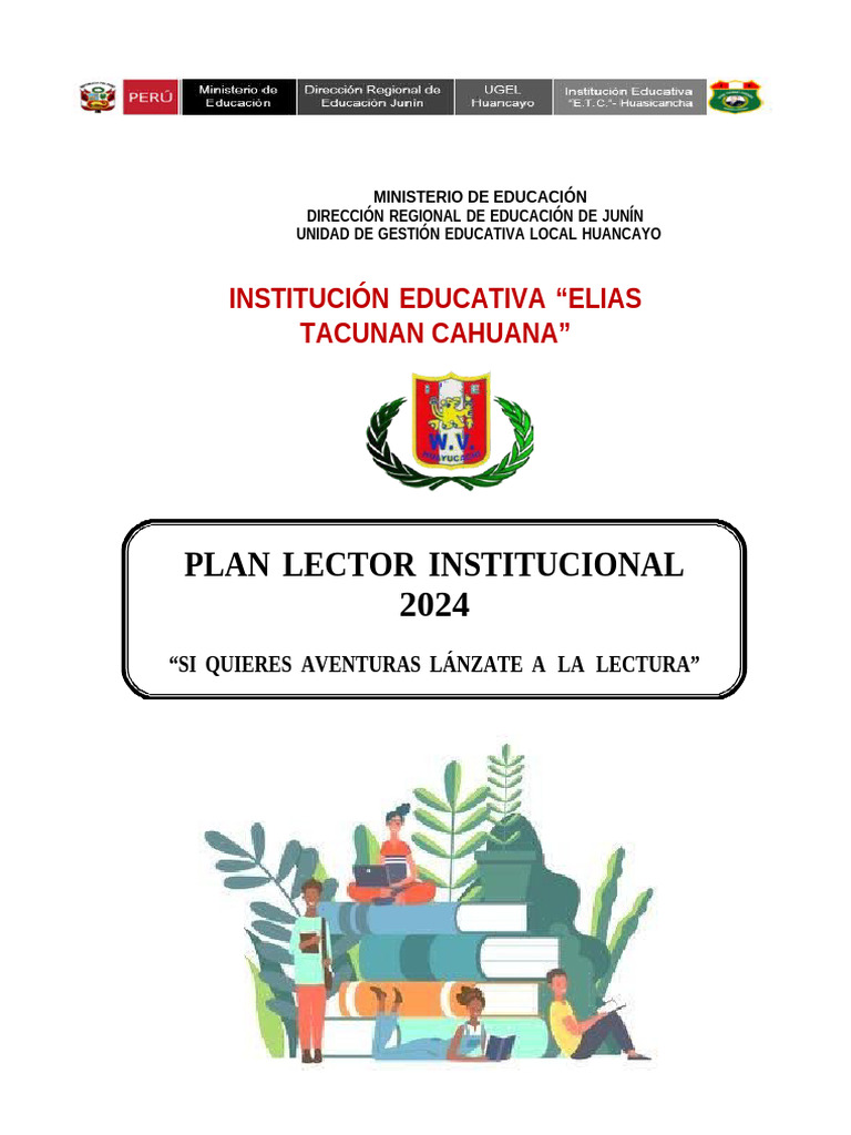 Plan Lector 2024: Fomento de la Lectura | PDF | Educación primaria ...