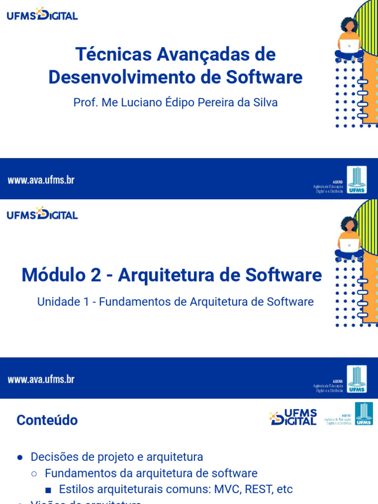 Fundamentos da Arquitetura de Software | PDF | Model-View – Controller ...
