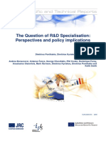 The Question of R&D Specialisation: Perspectives and Policy Implications