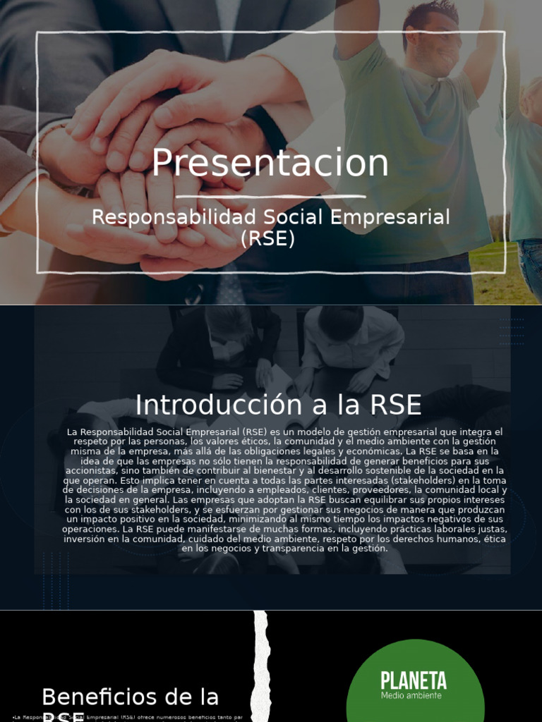 Presentation ADM (RSE) | PDF | Responsabilidad social corporativa ...
