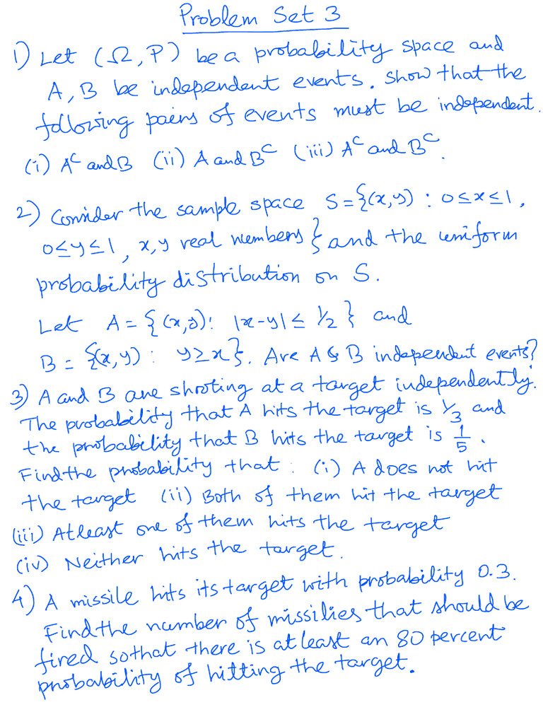 Problems 3 | PDF