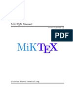 Miktex Manual: Christian Schenk Cs